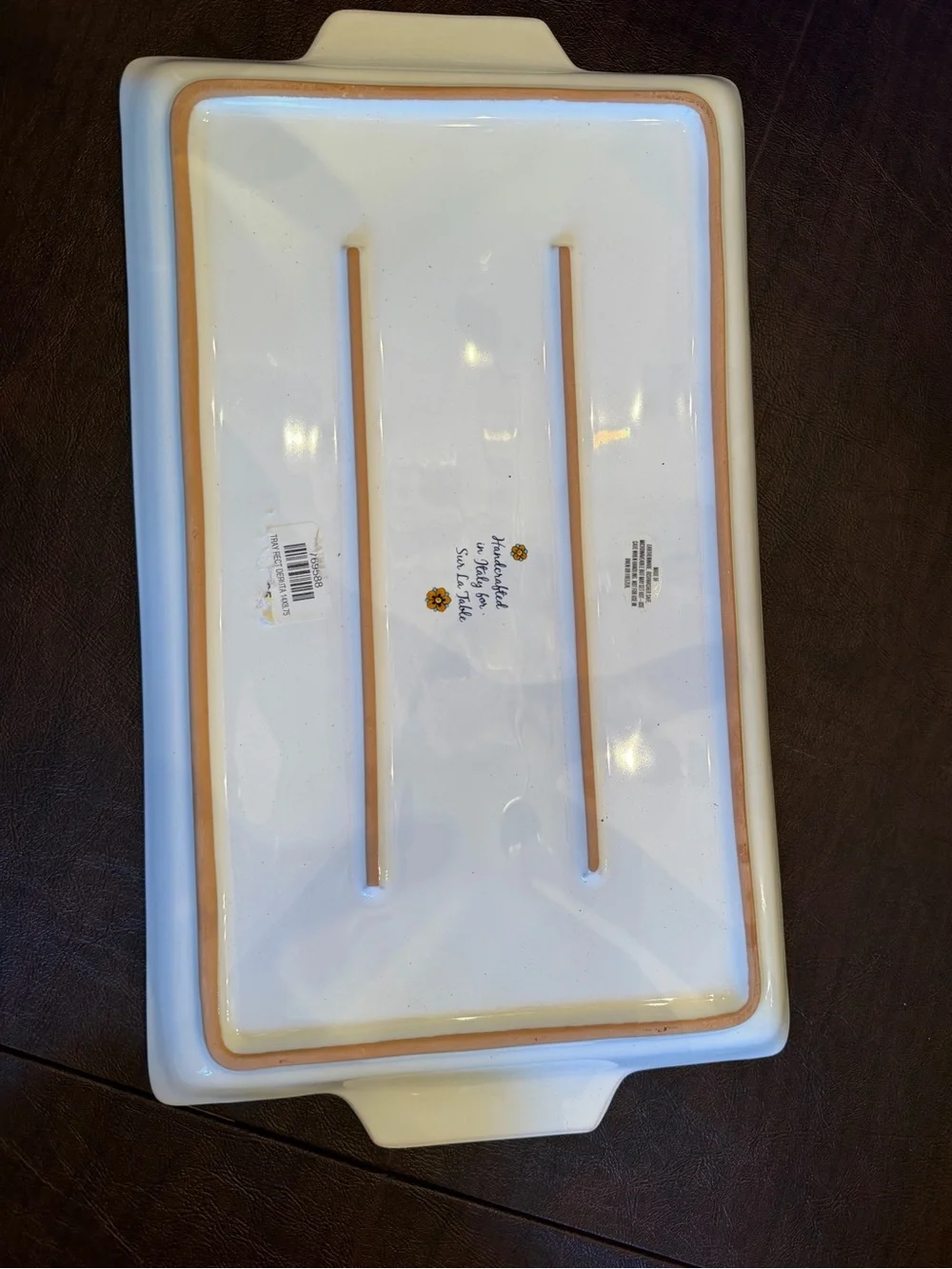 Sur La Table Nova Deruta Large serving platter. New.